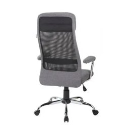 Cadeira de Escritório Presidente Pelegrin Pel-9025 Cinza - 6 Cadeira de Escritório Presidente Pelegrin Pel-9025 Cinza - 6