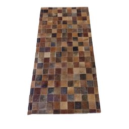 Tapete de Couro Par Beira Cama Marron 1,00 X 0,50 M - 2