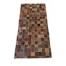 Tapete de Couro Par Beira Cama Marron 1,00 X 0,50 M - 2