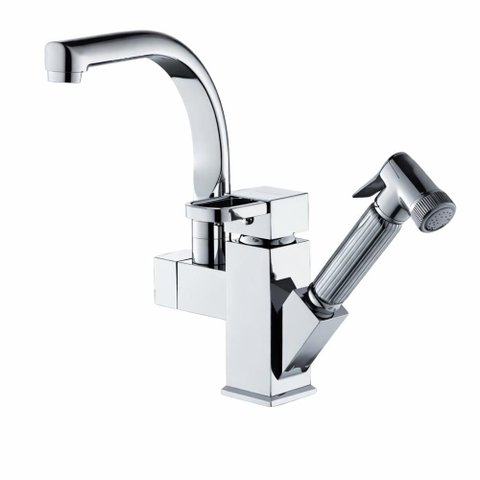 Torneira Gourmet Retrátil com Misturador Monocomando Loomix P-026 - Pelegrin