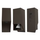 Ver imagem 6 de Arandela Sobrepor Bisel 1 Foco Marrom Parede Fachada + Led Mr16 Br. Quente St3256