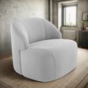 Ver imagem 2 de Kit 2 Poltronas Organica Decorativa Eloa Veludo Prata - Londrilar