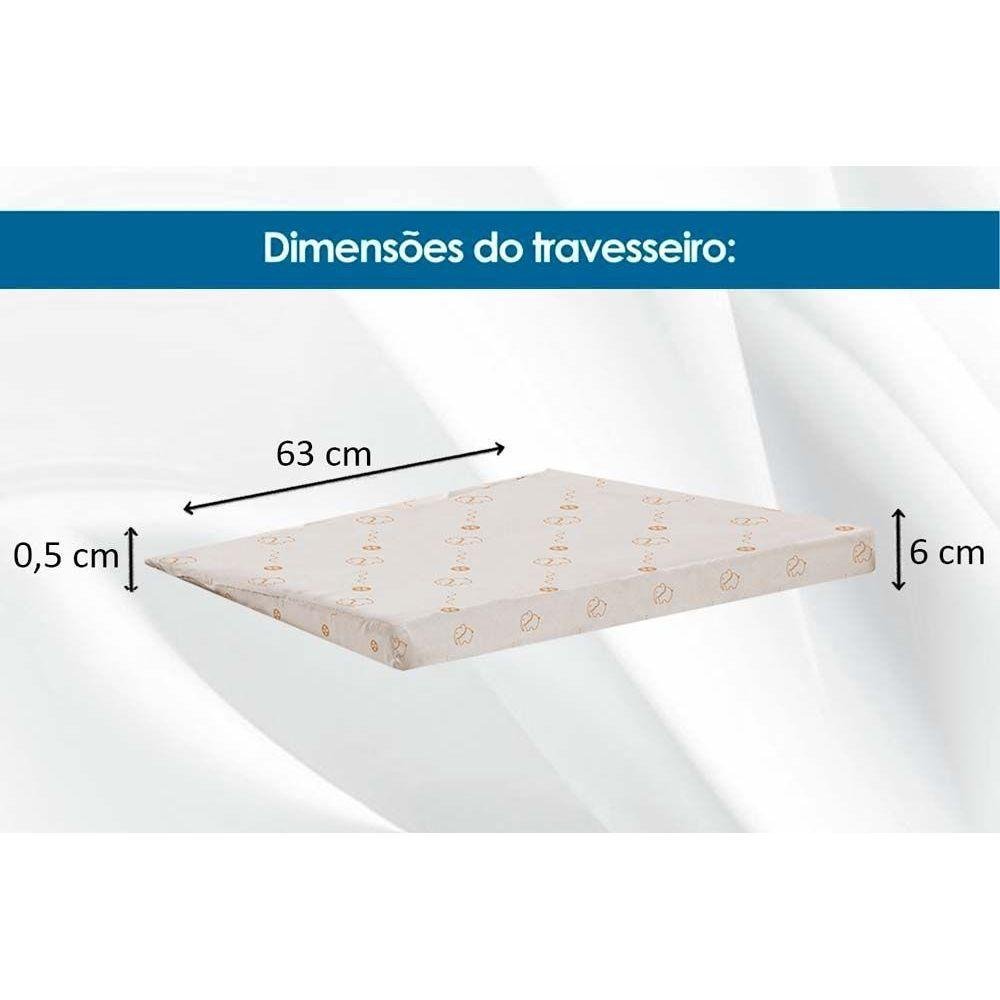 Colchão Berço Polar do Bebê D18 Baby Rampa Anti-refluxo - 70x130x10 ...