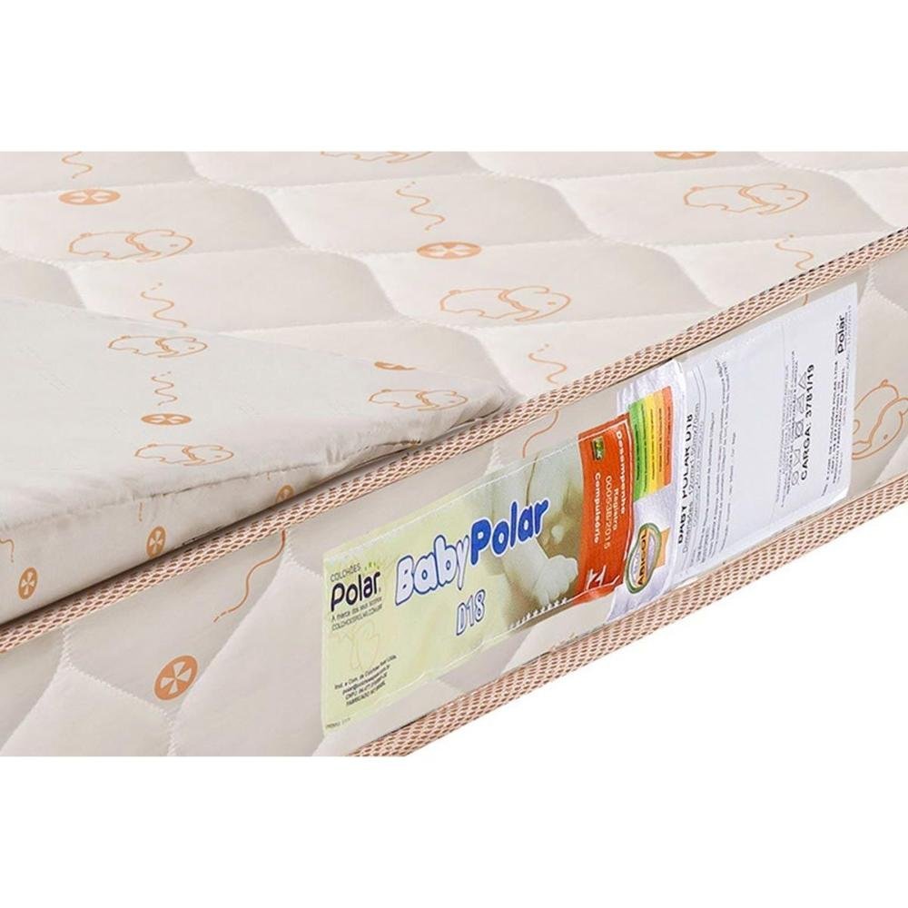 Colchão Berço Polar do Bebê D18 Baby Rampa Anti-refluxo - 70x130x10 ...