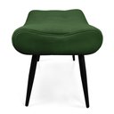 Ver imagem 4 de Puff Sher Suede Pés Palito de Ferro - D’Rossi Verde