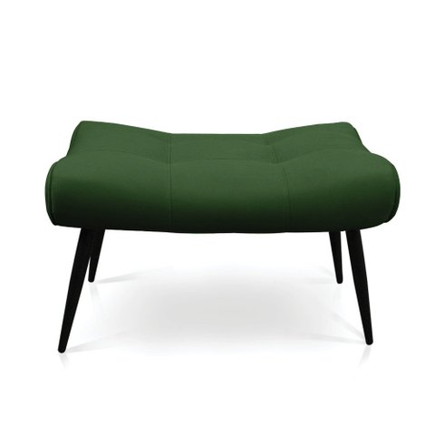 Puff Sher Suede Pés Palito de Ferro - D’Rossi Verde