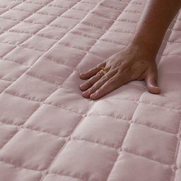 Kit Colcha Cobre Leito Matelado Casal King Size 3 Peças Dupla Face Soft Rose - 5