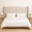 Ver imagem 1 de Cabeceira Cama Queen 176 Cm Estofada Tecido Linho Editável Cor:linho Philips Alumínio