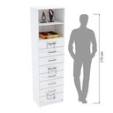 Ver imagem 6 de TORRE GAVETAS MÓDULO CLOSET M141.2021.B (LOJA, CASA) MUNDI MOVEIS