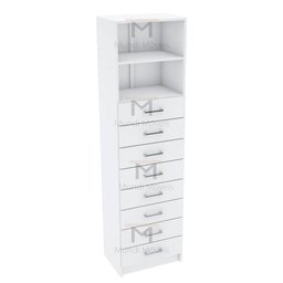 TORRE GAVETAS MÓDULO CLOSET M141.2021.B (LOJA, CASA) MUNDI MOVEIS - 3