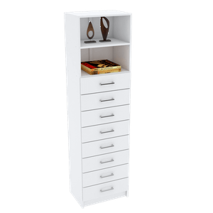 TORRE GAVETAS MÓDULO CLOSET M141.2021.B (LOJA, CASA) MUNDI MOVEIS