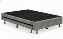 Ver imagem 3 de Cama Box Casal C/ Cama Auxiliar Suede 40x138x188 - Santo Box:cinza