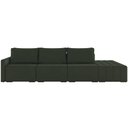 Ver imagem 3 de Sofá Ilha Modular para Sala 312cm com Puff Dublin K01 Veludo Verde - Lyam Decor