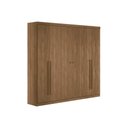 Ver imagem 4 de Guarda Roupa 6 Portas e 4 Gavetas Buriti Jatoba/areia - Santos Andirá