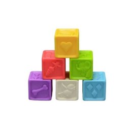 Brinquedo Cubos de Empilhar Vinil 6 Meses - Pais E Filhos - 2