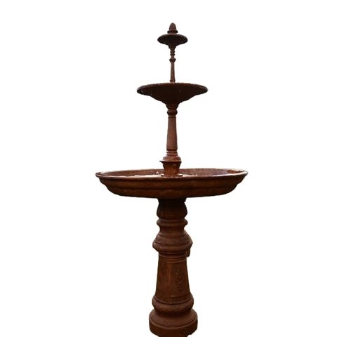 Chafariz Mirante 3 Quedas Fonte em Ferro Fundido Pronto Artes Decoração de Fazenda