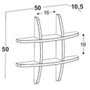 Ver imagem 2 de Prateleira Pequena 50cm Taylor 
