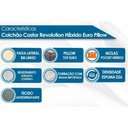 Ver imagem 4 de Colchão Casal Castor Molas Pocket Ensacadas Revolution Híbrido Pillow (138x188x27) -