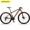 Bicicleta 29 Dropp Z3 Câmbios Shimano 21V Preto+Laranja - 5