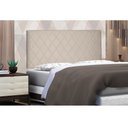 Ver imagem 2 de Cabeceira Painel Dubai Para Cama Box Casal 140 cm Suede Bege- D’Rossi