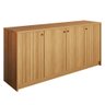 Aparador Buffet Sala de Jantar 4 Portas 100% Mdf Lia Cimol Nature Iii - 1