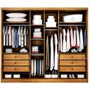 Ver imagem 3 de Guarda Roupa Casal Livorno 6 Portas 6 Gavetas Cinamomo - Novo Horizonte