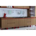 Ver imagem 3 de Módulo Cozinha Kappesberg Maxxi Tampo P/ Balcão E602 40cm Canela-kappesberg