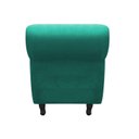 Ver imagem 3 de Recamier com Baú Itália Namoradeira Calçadeira Suede Verde Tiffany