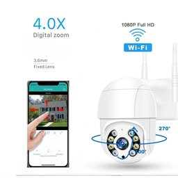 Camera Segurança Wifi Hd 1080p 2.0 Mp Ip Visão Noturna - 1