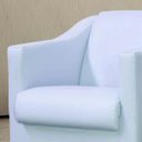 Ver imagem 3 de Poltrona Decorativa para Sala e Escritório Laura Corino Branco - Lyam Decor