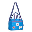 Ver imagem 4 de Kit Mochila de Carrinho Estojo Lancheira Azul Rb24001 Clio