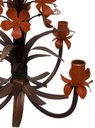 Ver imagem 5 de Lustre Simples para Sala de Apartamento Pequeno com Tulipas Artesanais - Laranja