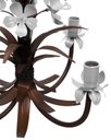 Ver imagem 5 de Luminária Artesanal de Metal com Tulipas Decorativas Iluminação de Sala - Branco