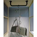 Ver imagem 5 de Suporte para Cabides Curvo Cabideiro Organizador Multifuncional de Parede Masutti Copat Preto