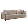 Sofá Living 3 Lugares Linho 194cm Paris - 3