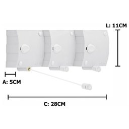 VARAL MODULAR REGULÁVEL DE 4,8 METROS MAXEB - 4