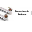 Ver imagem 3 de Bica Horizontal Longa Monocomando Cromado 24 Cm - Jr6894307