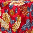 Ver imagem 3 de Kit 2 Puffs Quadrado Decorativo Tecido Vermelho Estampado