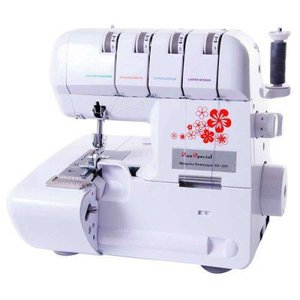 Máquina De Costura Doméstica Overloque Ss-320 Sun Point Branca 220 Volts