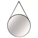 Ver imagem 1 de Espelho Redondo Decorativo Luxo Metal Preto 40cm - Mart Coll