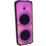 Caixa Som Amplificada Portátil Bluetooth 2000W Rms Show de Leds Amvox Aca 2000 Party Vox 1 Microfone - 2