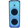 Caixa Som Amplificada Portátil Bluetooth 2000W Rms Show de Leds Amvox Aca 2000 Party Vox 1 Microfone - 3