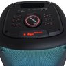 Caixa Som Amplificada Portátil Bluetooth 2000W Rms Show de Leds Amvox Aca 2000 Party Vox 1 Microfone - 5