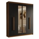 Ver imagem 3 de Guarda-Roupa Casal 6 Portas Batentes com Espelho Saturno Madesa