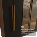 Ver imagem 7 de Guarda-Roupa Casal 6 Portas Batentes com Espelho Saturno Madesa