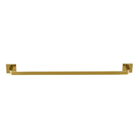 Porta Toalha De Banho Barra Simples - Quadrado Em Latão Dourado HB-A0127D Harmony Toalheiro simples