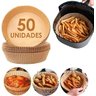 Forro de Papel Airfryer Tapete Forma Antiaderente 50 Unidades Descartáveis - 3