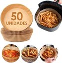 Ver imagem 3 de Forro de Papel Airfryer Tapete Forma Antiaderente 50 Unidades Descartáveis