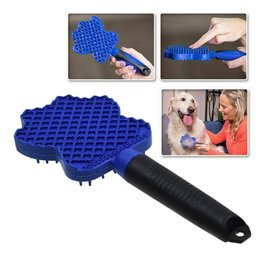 Escova Silicone Pet 3 Em 1 Tira Pelos Massageadora Higiênica - 1