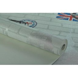 Papel de Parede Importado Vinílico Lavável Textura Tijolinho - 4